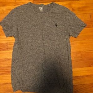 Gray polo shirt